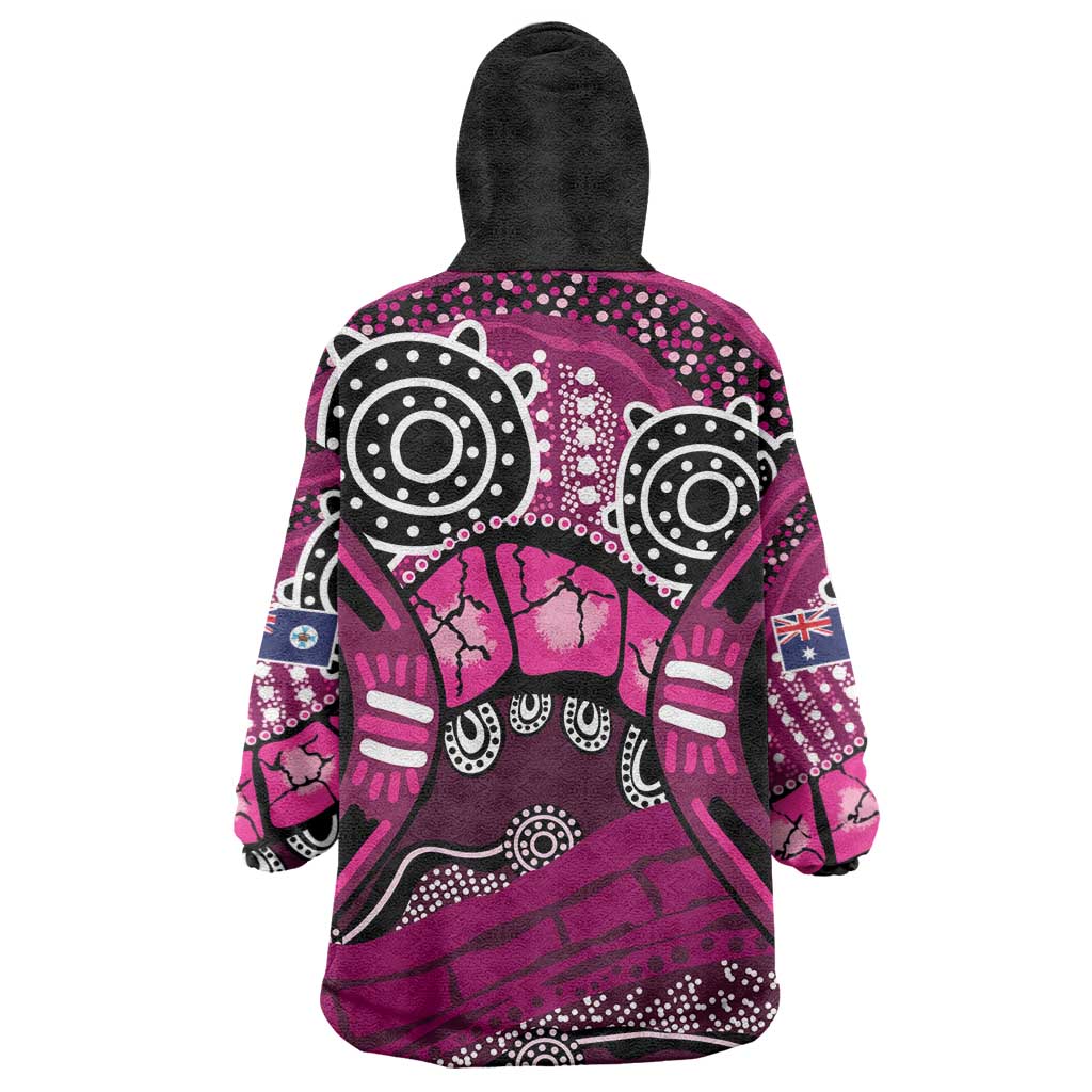 Australia Queensland Audax at Fidelis Wearable Blanket Hoodie - Vibe Hoodie Shop