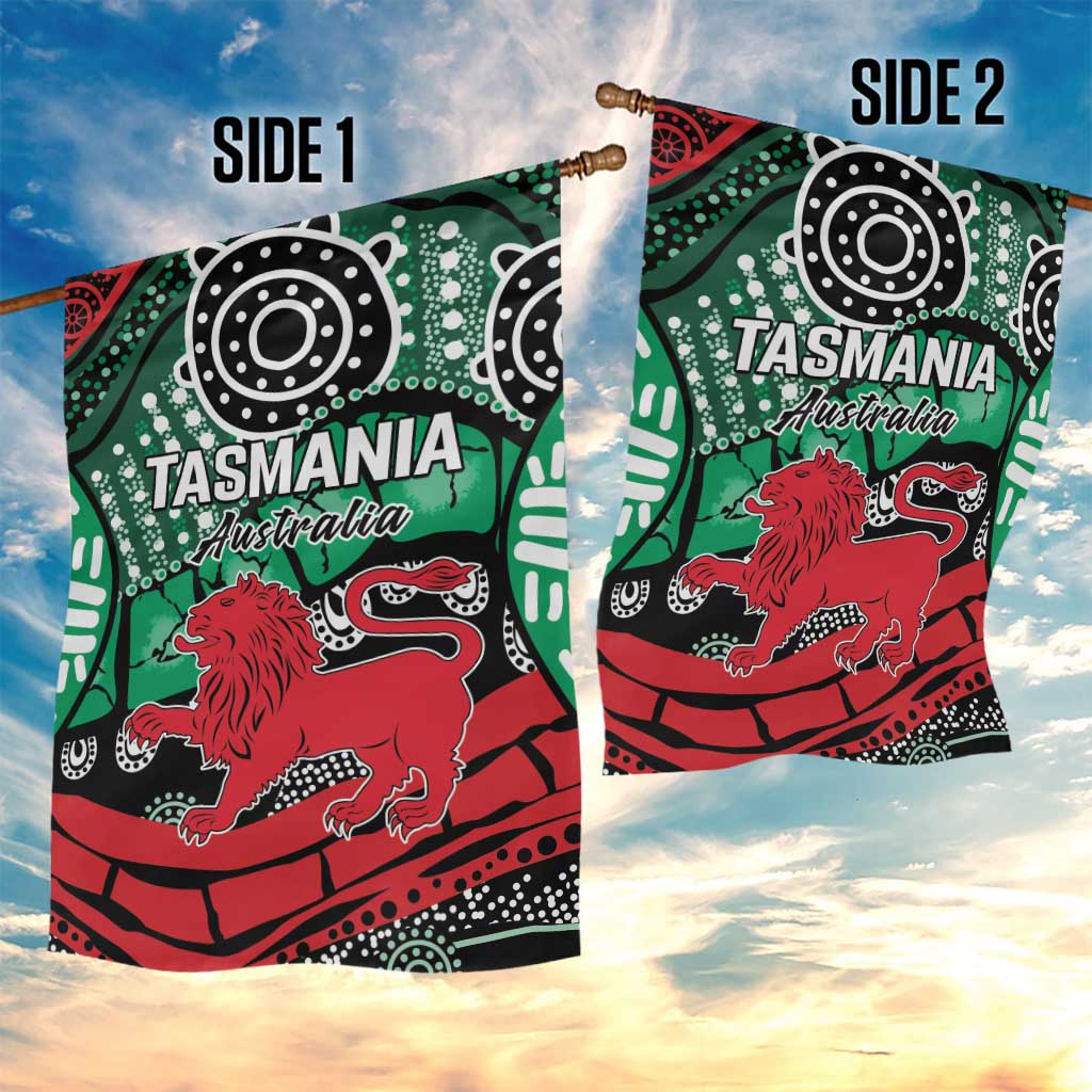 Australia Tasmania State Garden Flag Ubertas et Fidelitas - Vibe Hoodie Shop