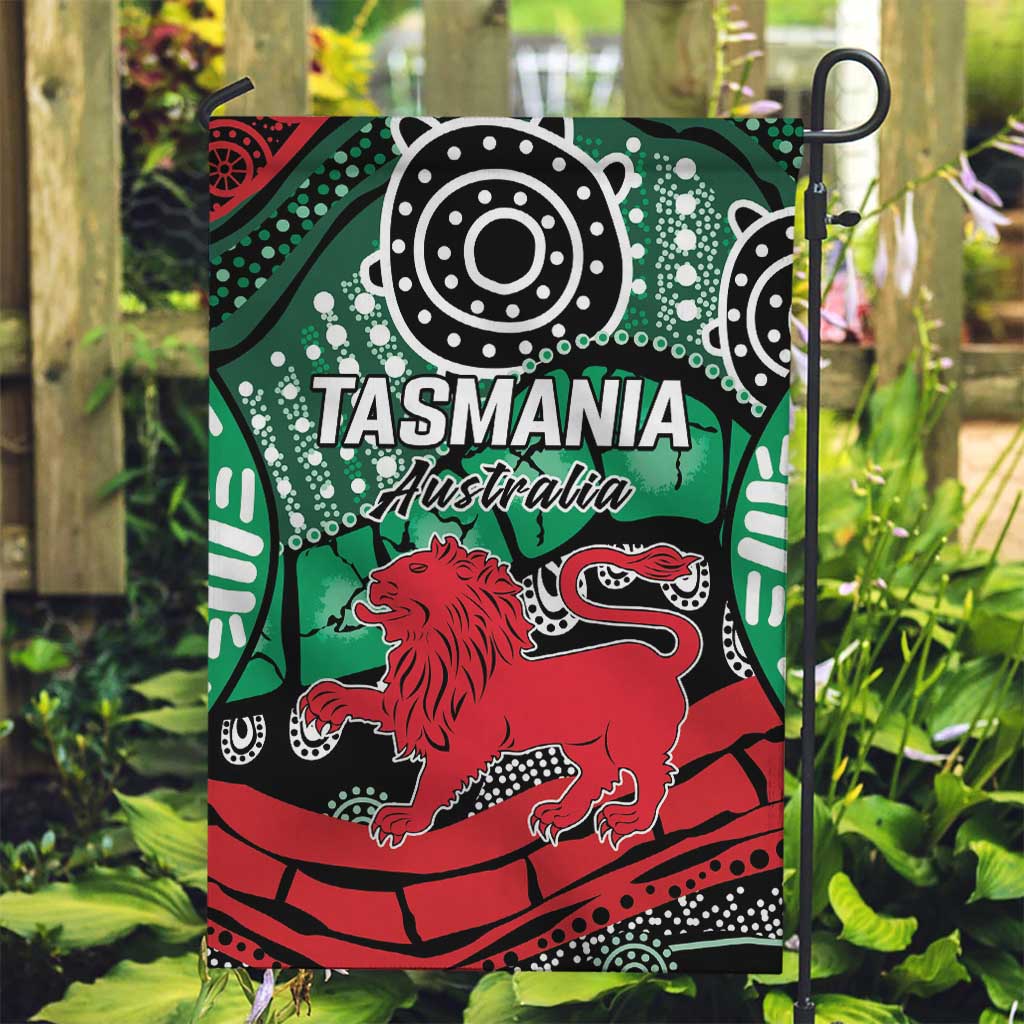 Australia Tasmania State Garden Flag Ubertas et Fidelitas - Vibe Hoodie Shop