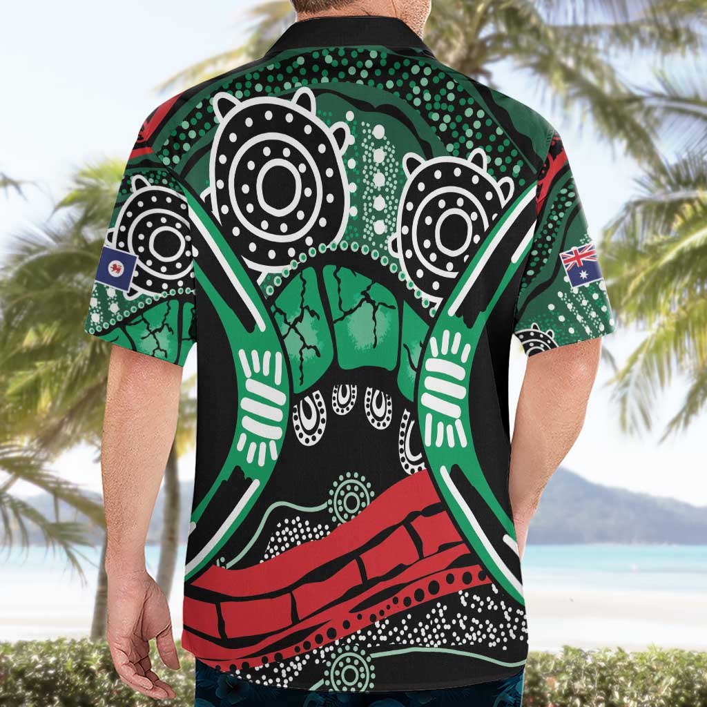 Australia Tasmania State Hawaiian Shirt Ubertas et Fidelitas - Vibe Hoodie Shop