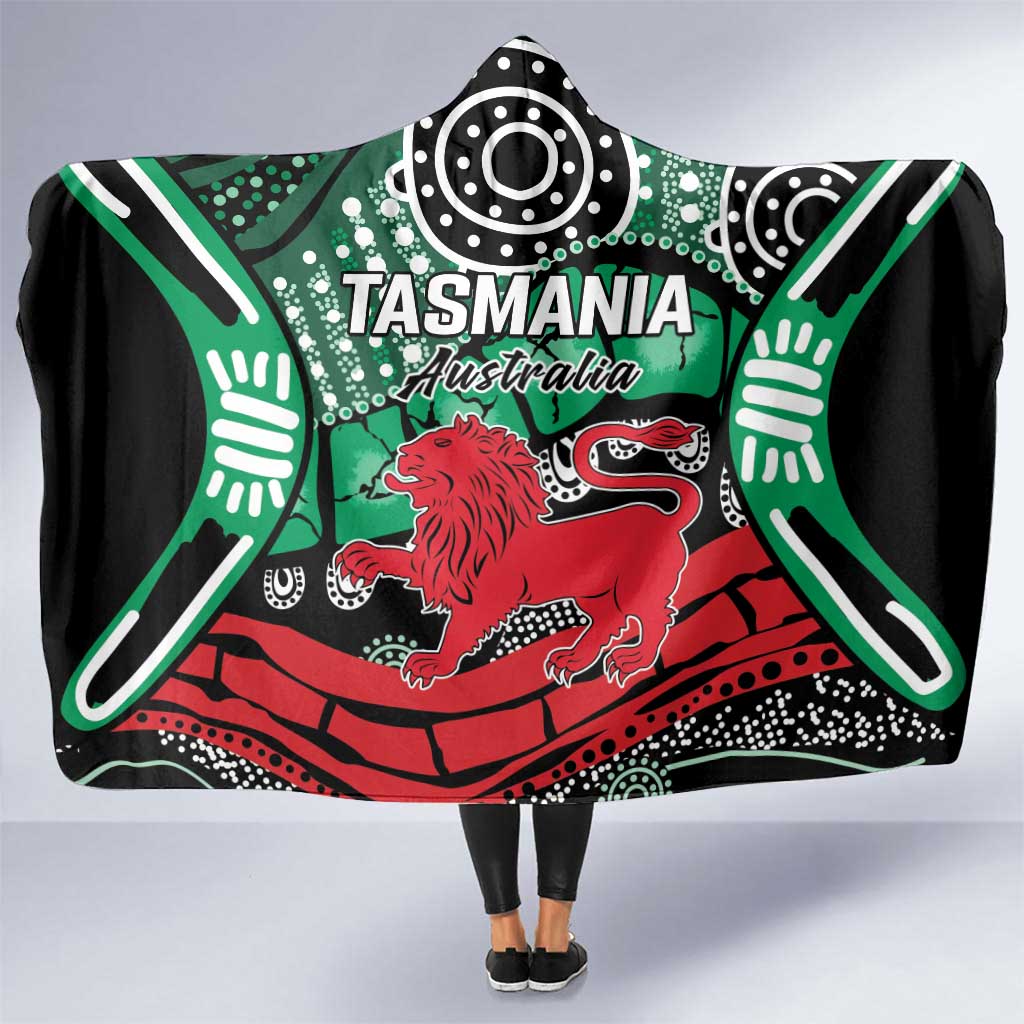 Australia Tasmania State Hooded Blanket Ubertas et Fidelitas