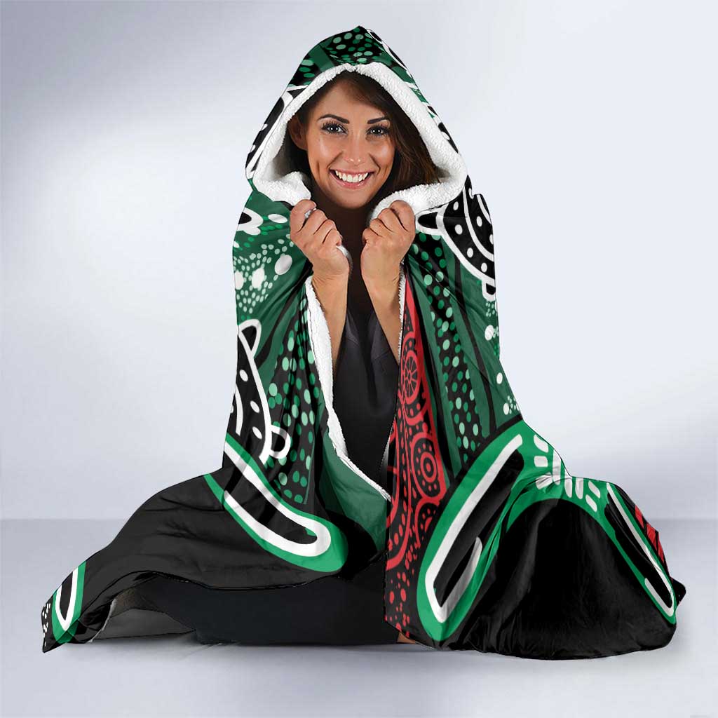Australia Tasmania State Hooded Blanket Ubertas et Fidelitas