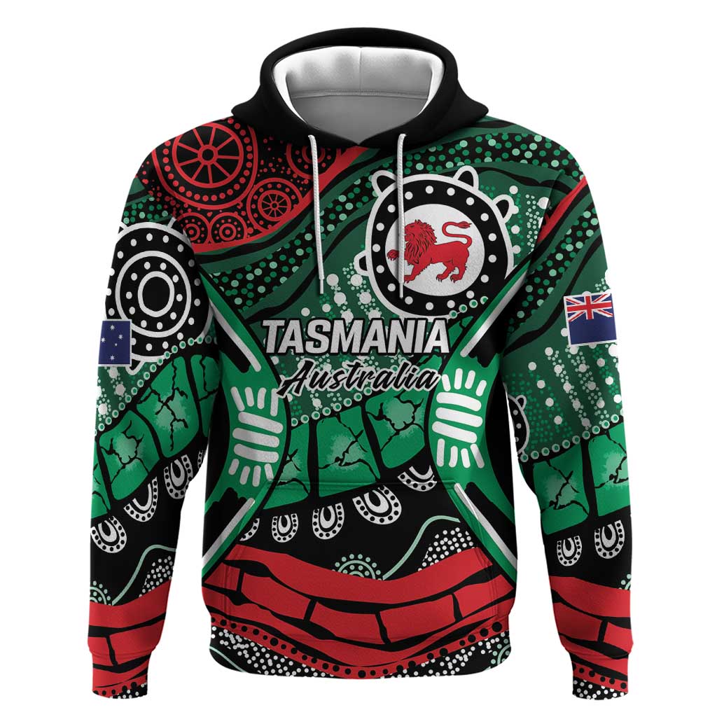 Australia Tasmania State Hoodie Ubertas et Fidelitas LT9 - Vibe Hoodie Shop