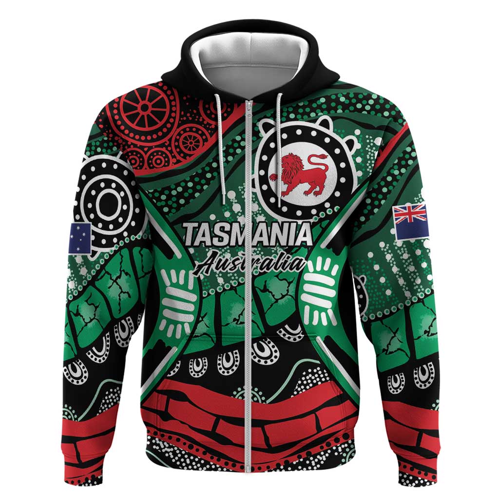 Australia Tasmania State Hoodie Ubertas et Fidelitas LT9 - Vibe Hoodie Shop