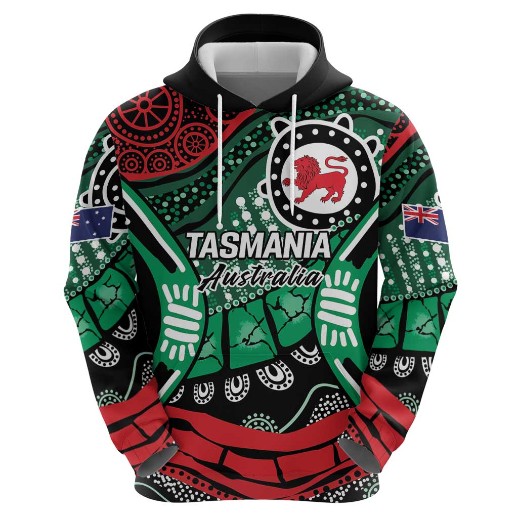 Australia Tasmania State Hoodie Ubertas et Fidelitas LT9 - Vibe Hoodie Shop