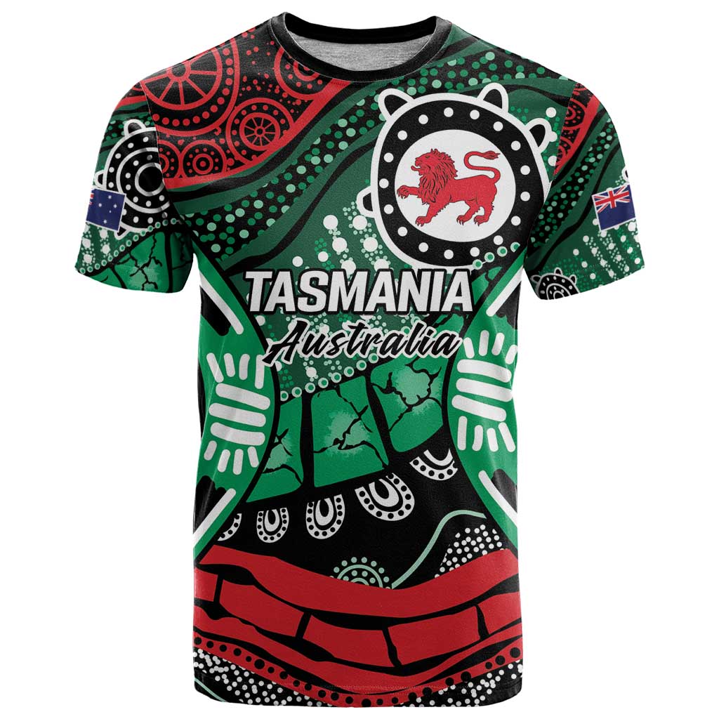 Australia Tasmania State T Shirt Ubertas et Fidelitas LT9 - Vibe Hoodie Shop