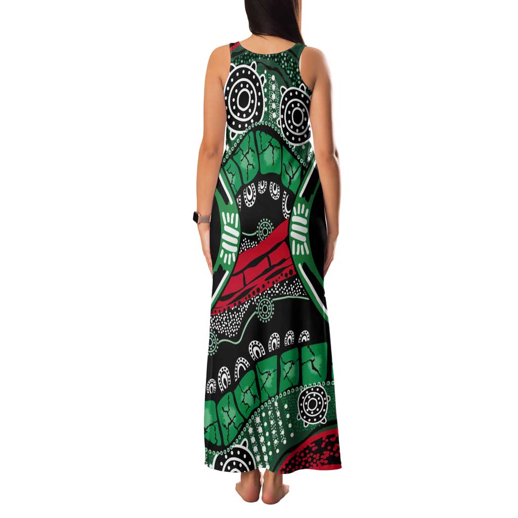 Australia Tasmania State Tank Maxi Dress Ubertas et Fidelitas