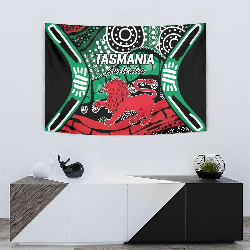 Australia Tasmania State Tapestry Ubertas et Fidelitas - Vibe Hoodie Shop