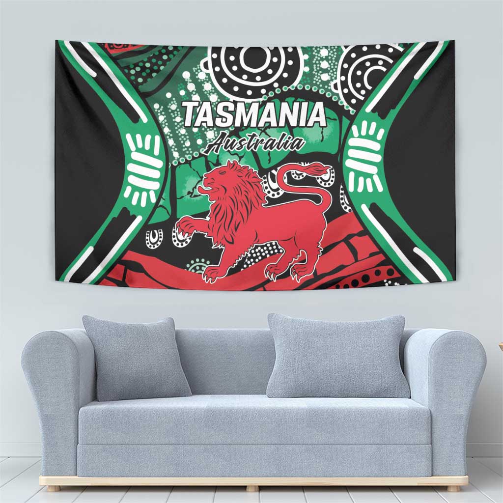 Australia Tasmania State Tapestry Ubertas et Fidelitas - Vibe Hoodie Shop