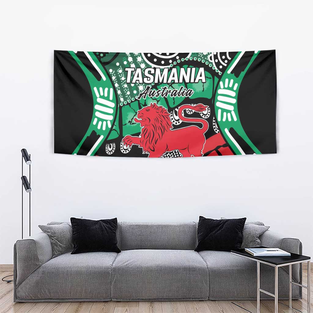 Australia Tasmania State Tapestry Ubertas et Fidelitas - Vibe Hoodie Shop