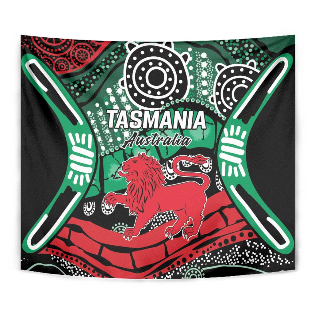 Australia Tasmania State Tapestry Ubertas et Fidelitas - Vibe Hoodie Shop