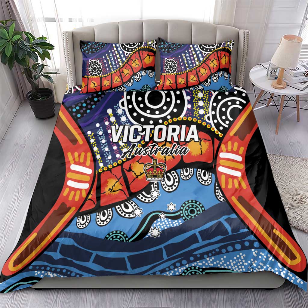 Australia Victoria State Bedding Set Peace and Prosperity - Vibe Hoodie Shop