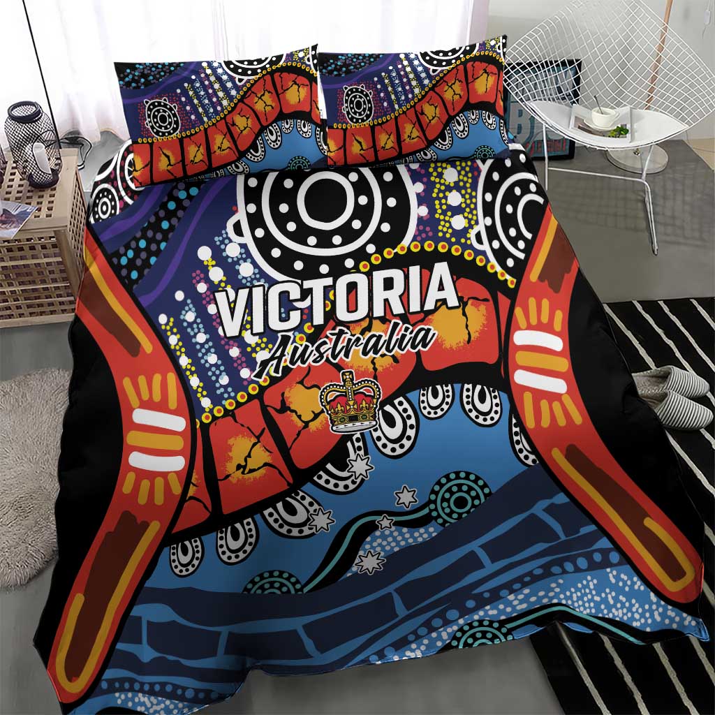 Australia Victoria State Bedding Set Peace and Prosperity - Vibe Hoodie Shop
