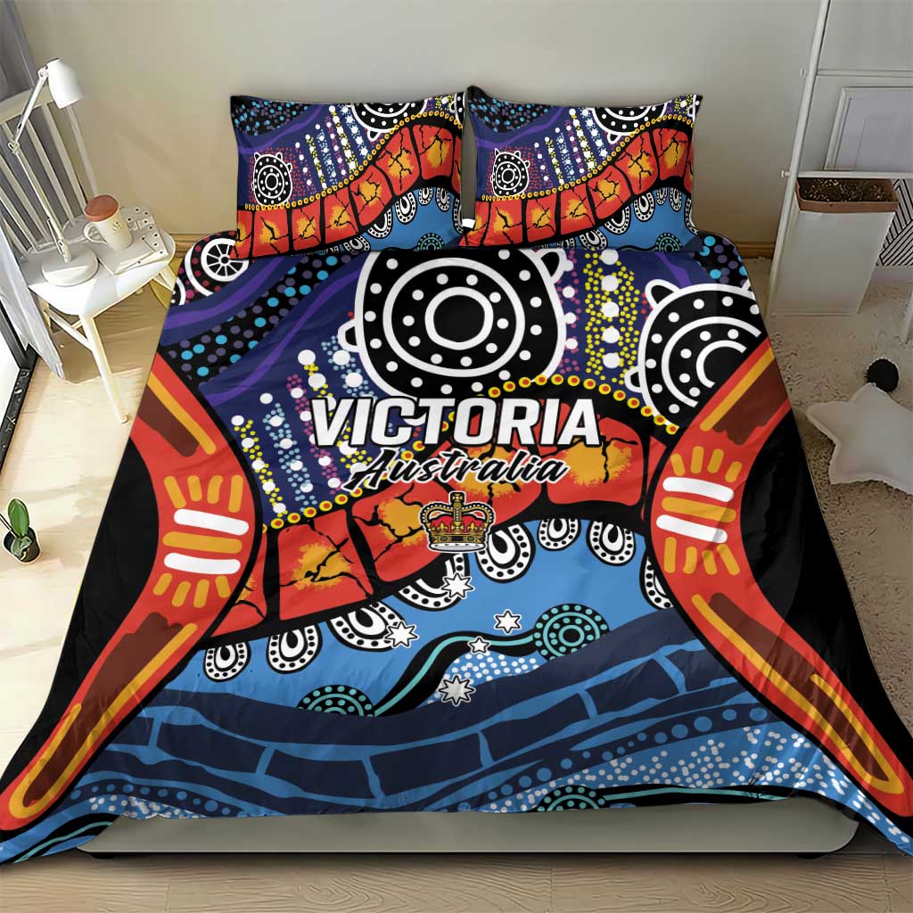 Australia Victoria State Bedding Set Peace and Prosperity - Vibe Hoodie Shop