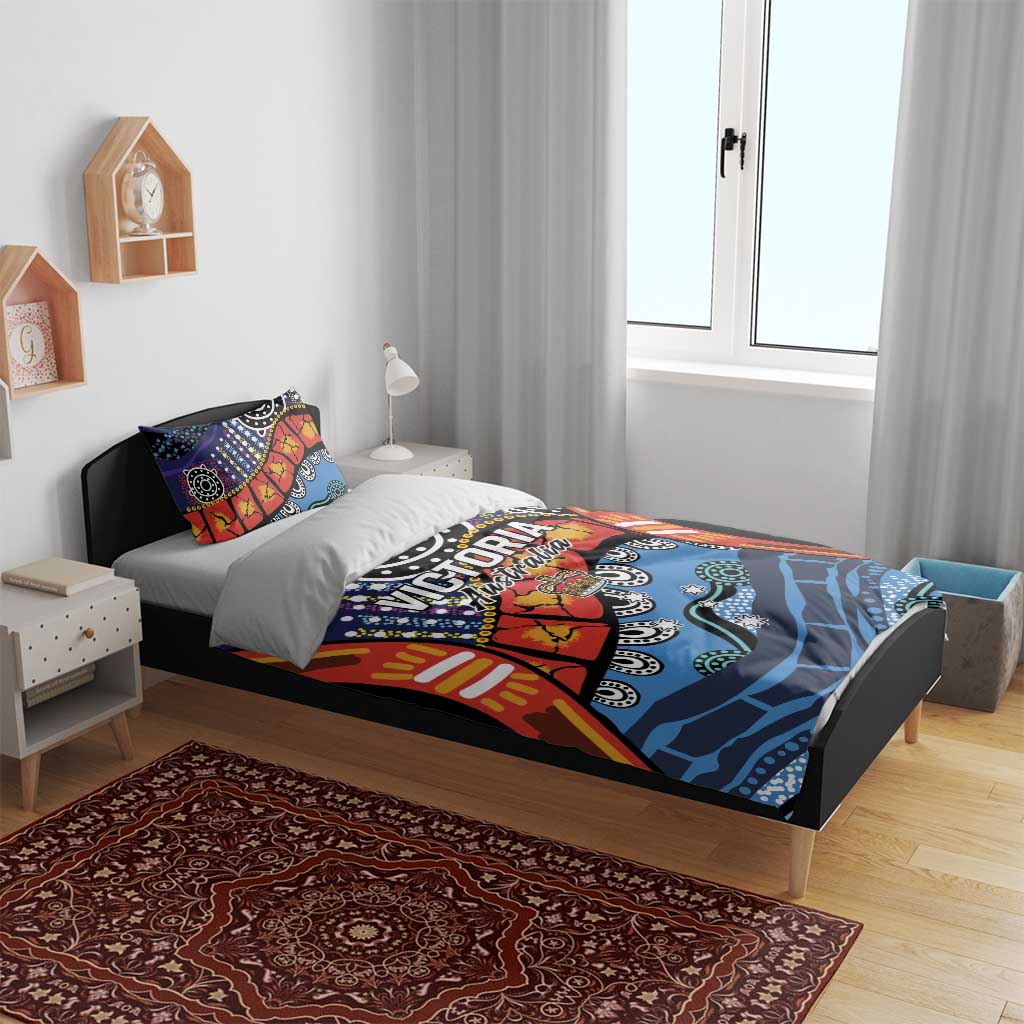 Australia Victoria State Bedding Set Peace and Prosperity - Vibe Hoodie Shop