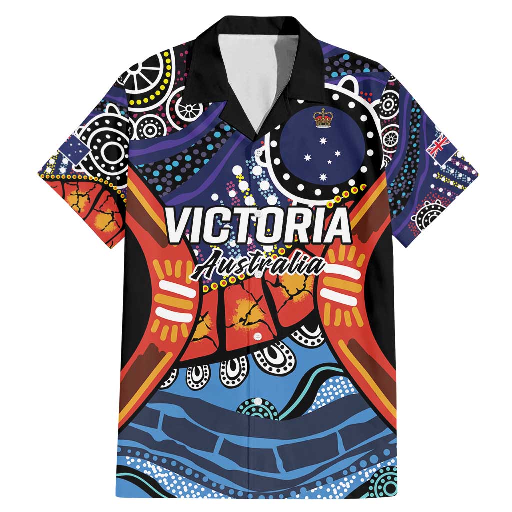 Australia Victoria State Family Matching Mermaid Dress and Hawaiian Shirt Peace and Prosperity