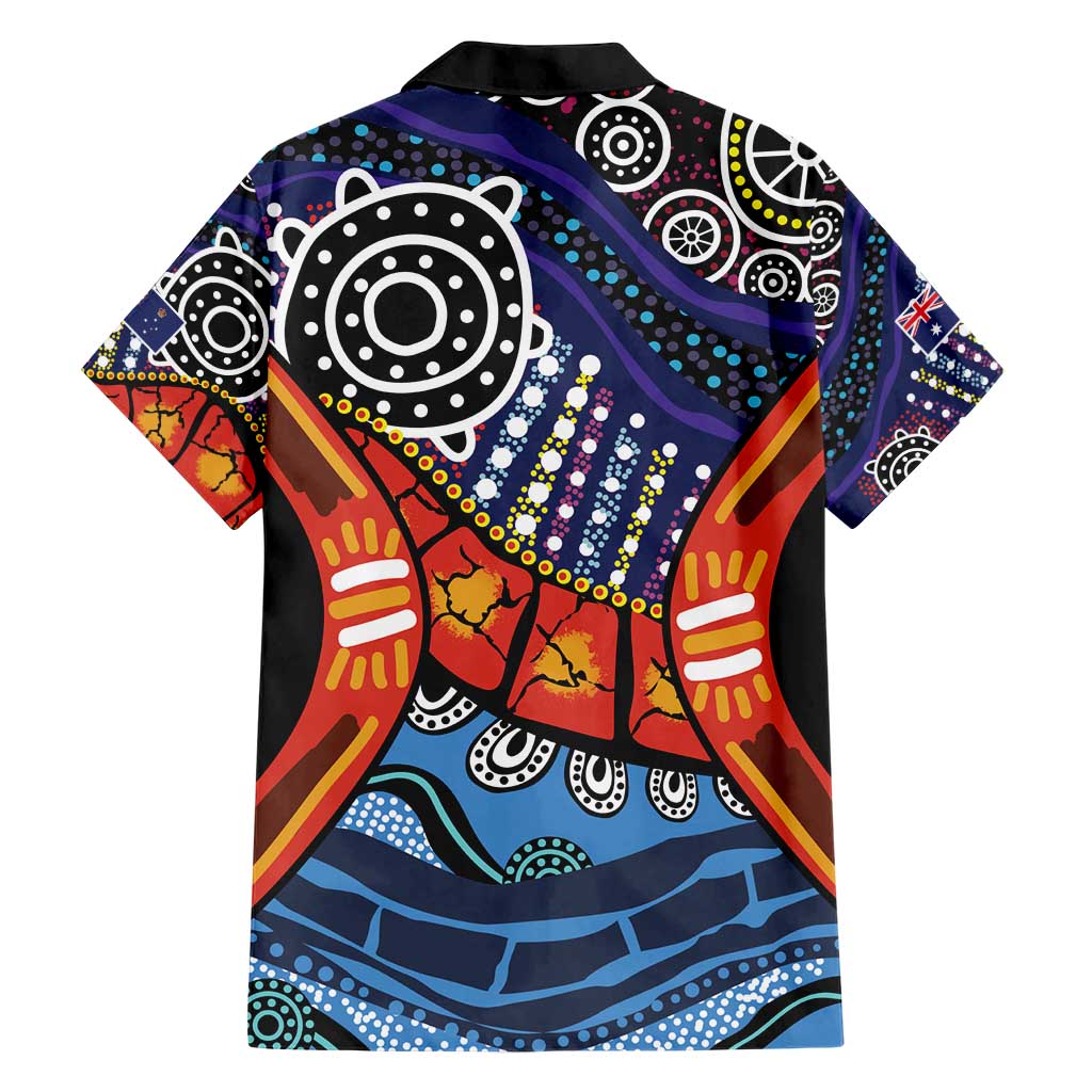 Australia Victoria State Family Matching Short Sleeve Bodycon Dress and Hawaiian Shirt Peace and Prosperity