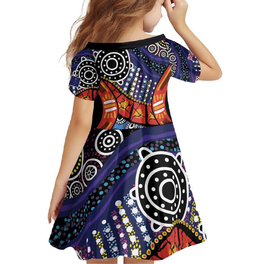Australia Victoria State Family Matching Tank Maxi Dress and Hawaiian Shirt Peace and Prosperity