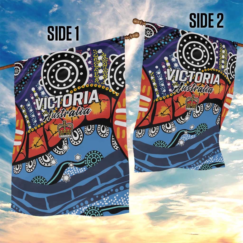 Australia Victoria State Garden Flag Peace and Prosperity - Vibe Hoodie Shop