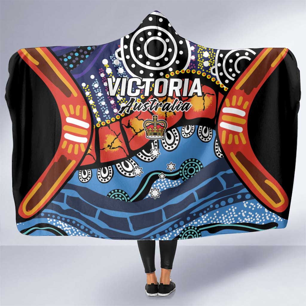 Australia Victoria State Hooded Blanket Peace and Prosperity