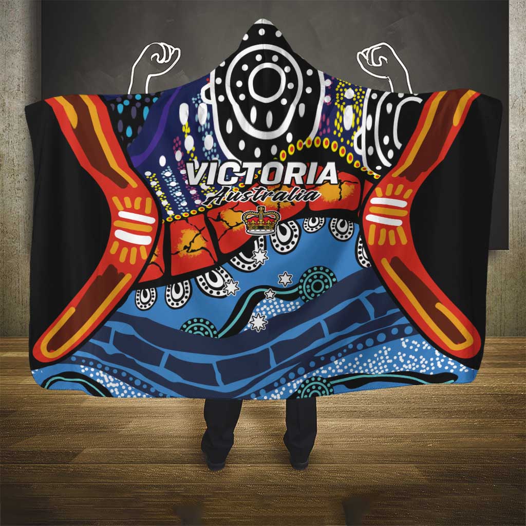 Australia Victoria State Hooded Blanket Peace and Prosperity