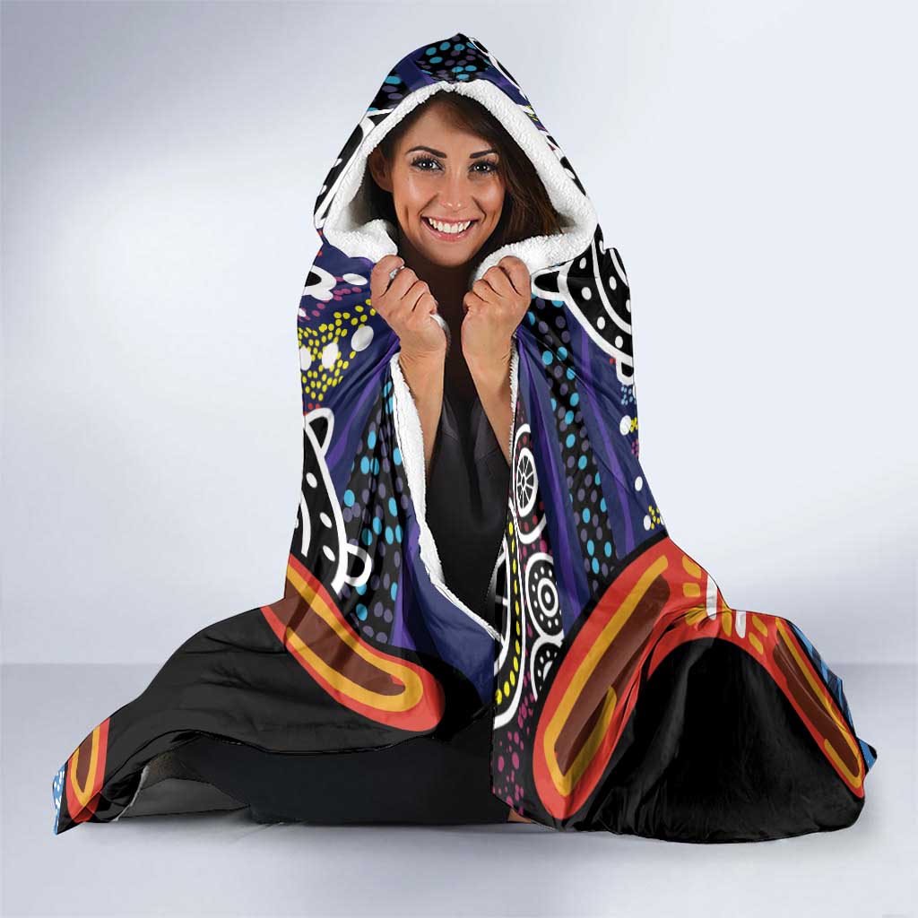 Australia Victoria State Hooded Blanket Peace and Prosperity