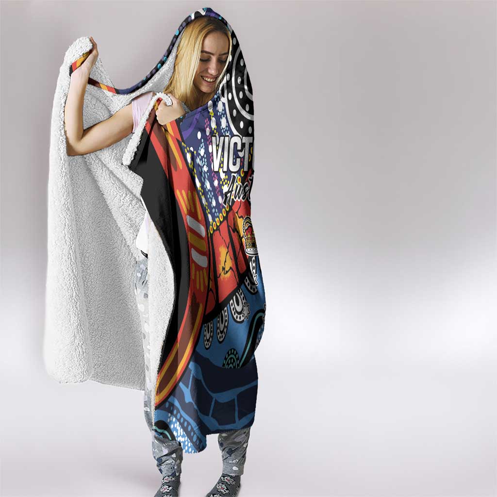 Australia Victoria State Hooded Blanket Peace and Prosperity
