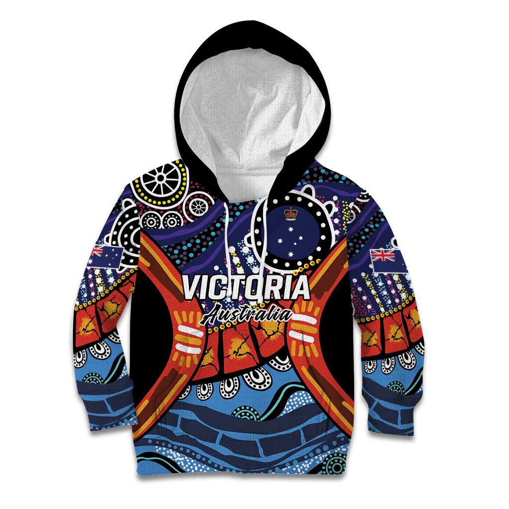 Australia Victoria State Kid Hoodie Peace and Prosperity - Vibe Hoodie Shop