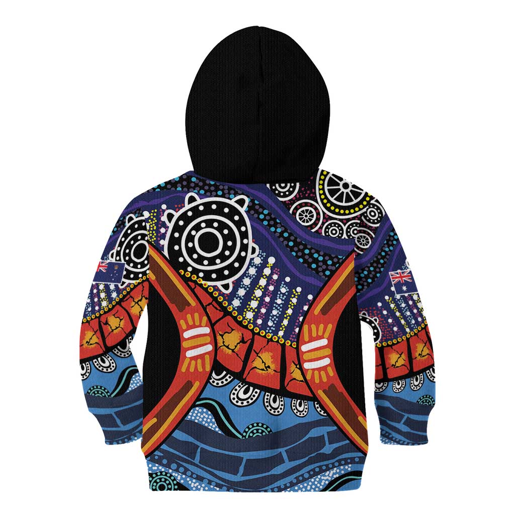 Australia Victoria State Kid Hoodie Peace and Prosperity - Vibe Hoodie Shop