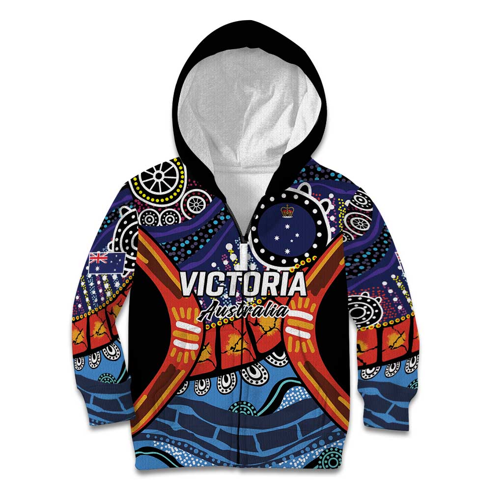 Australia Victoria State Kid Hoodie Peace and Prosperity - Vibe Hoodie Shop