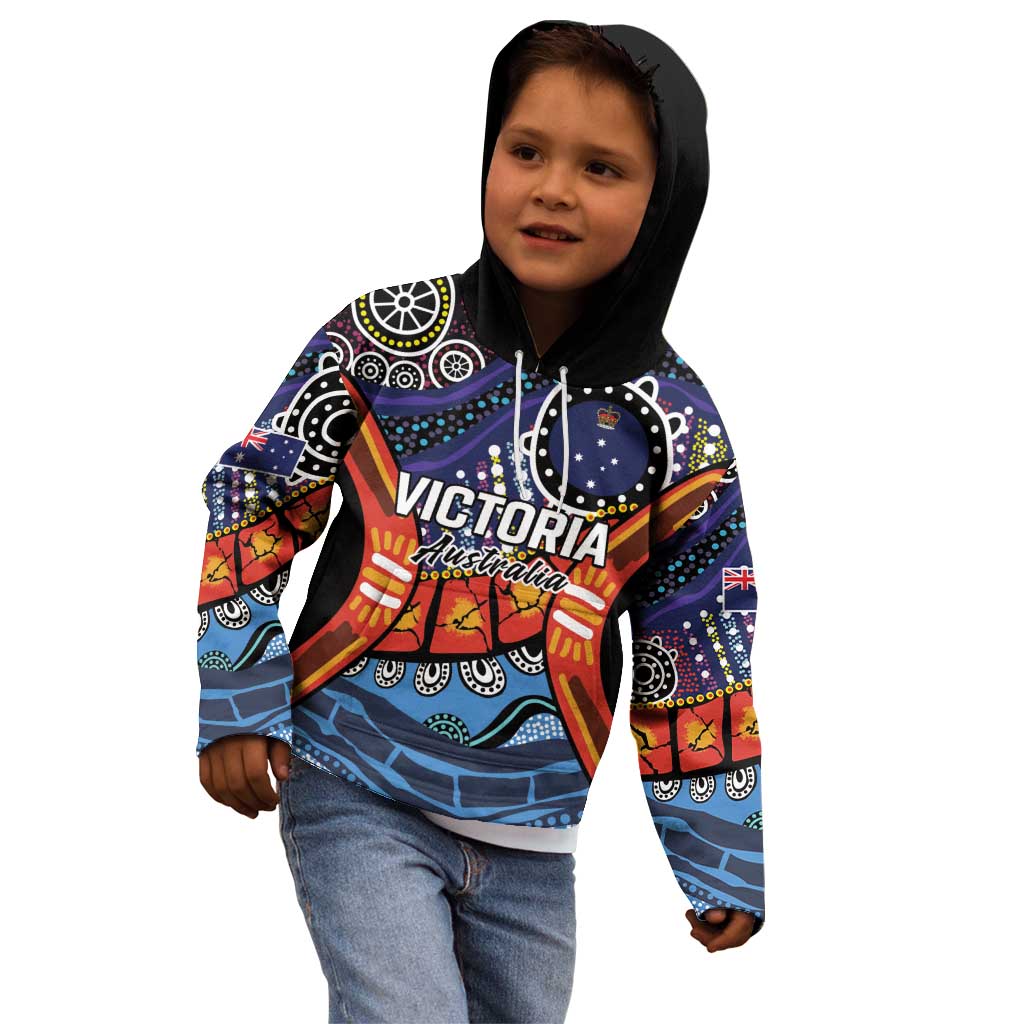 Australia Victoria State Kid Hoodie Peace and Prosperity - Vibe Hoodie Shop