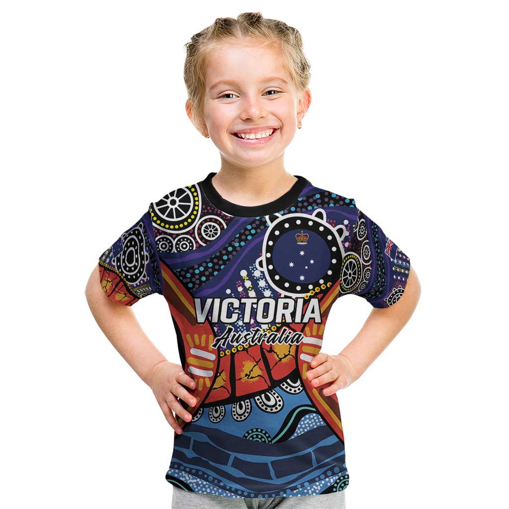 Australia Victoria State Kid T Shirt Peace and Prosperity - Vibe Hoodie Shop