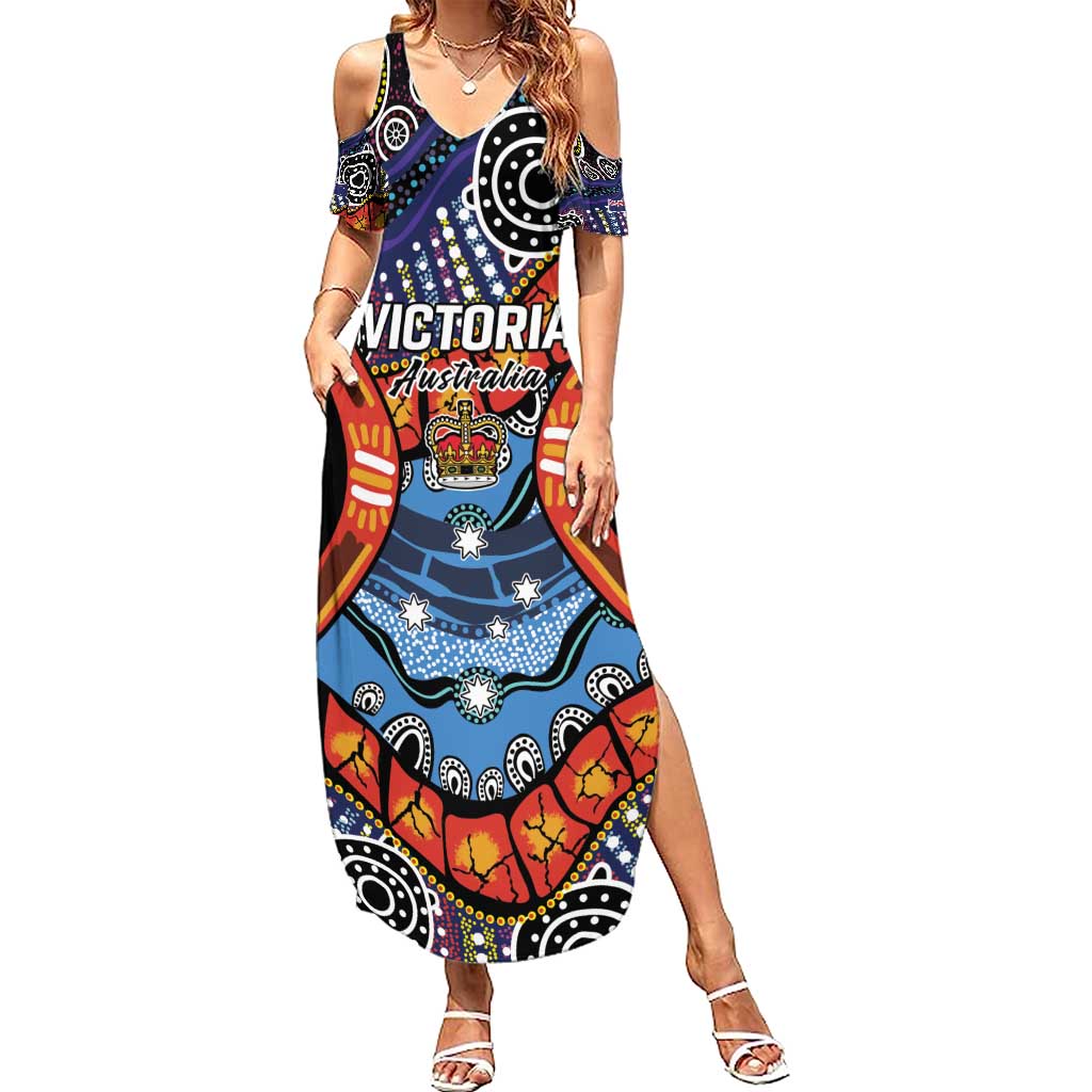 Australia Victoria State Summer Maxi Dress Peace and Prosperity