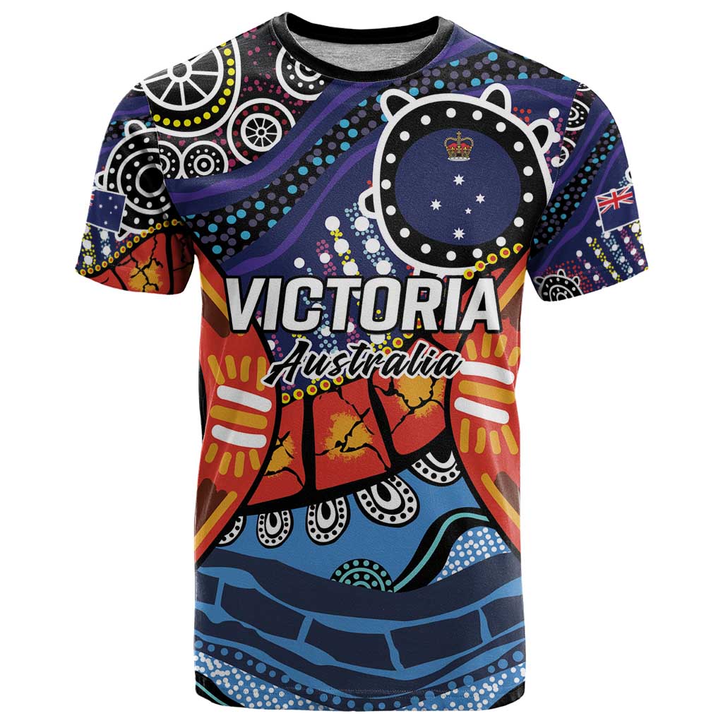 Australia Victoria State T Shirt Peace and Prosperity LT9 - Vibe Hoodie Shop