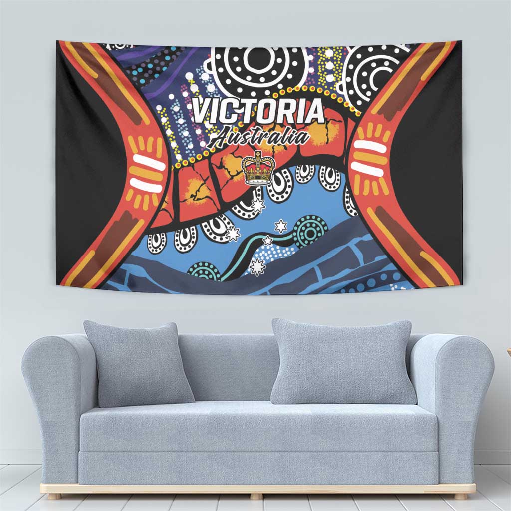 Australia Victoria State Tapestry Peace and Prosperity - Vibe Hoodie Shop