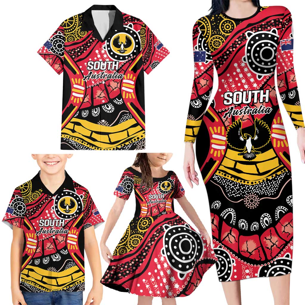 South Australia Festival State Wine State Family Matching Long Sleeve Bodycon Dress and Hawaiian Shirt