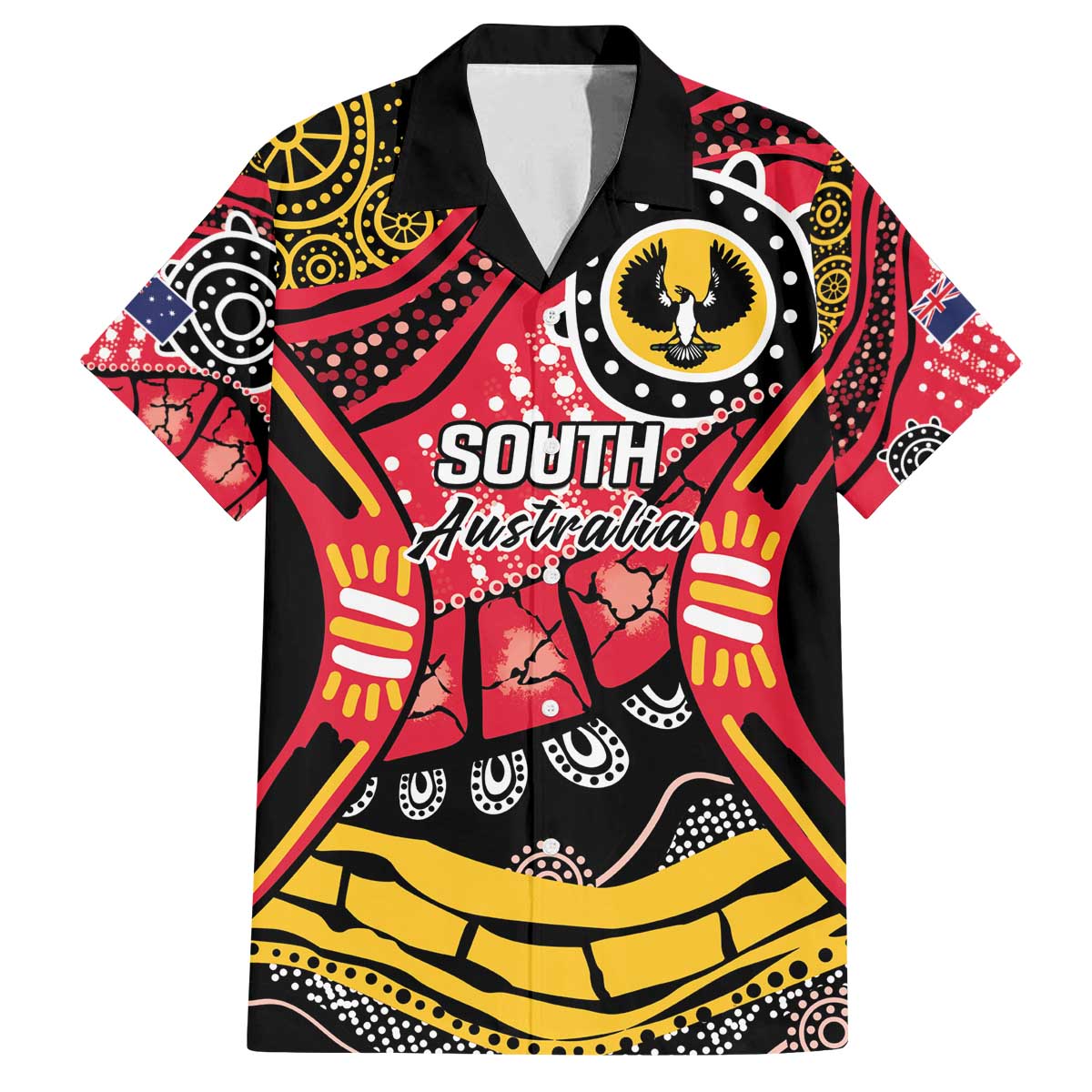 South Australia Festival State Wine State Family Matching Off The Shoulder Long Sleeve Dress and Hawaiian Shirt