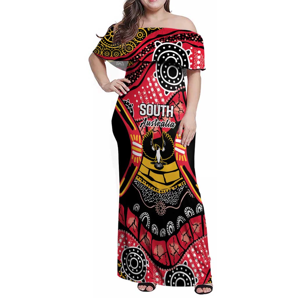 South Australia Festival State Wine State Family Matching Off Shoulder Maxi Dress and Hawaiian Shirt