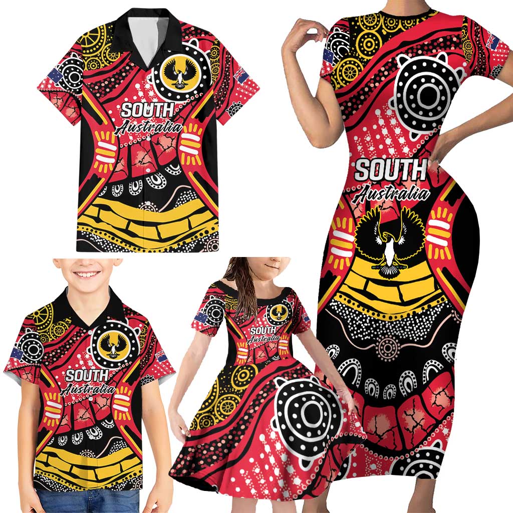 South Australia Festival State Wine State Family Matching Short Sleeve Bodycon Dress and Hawaiian Shirt