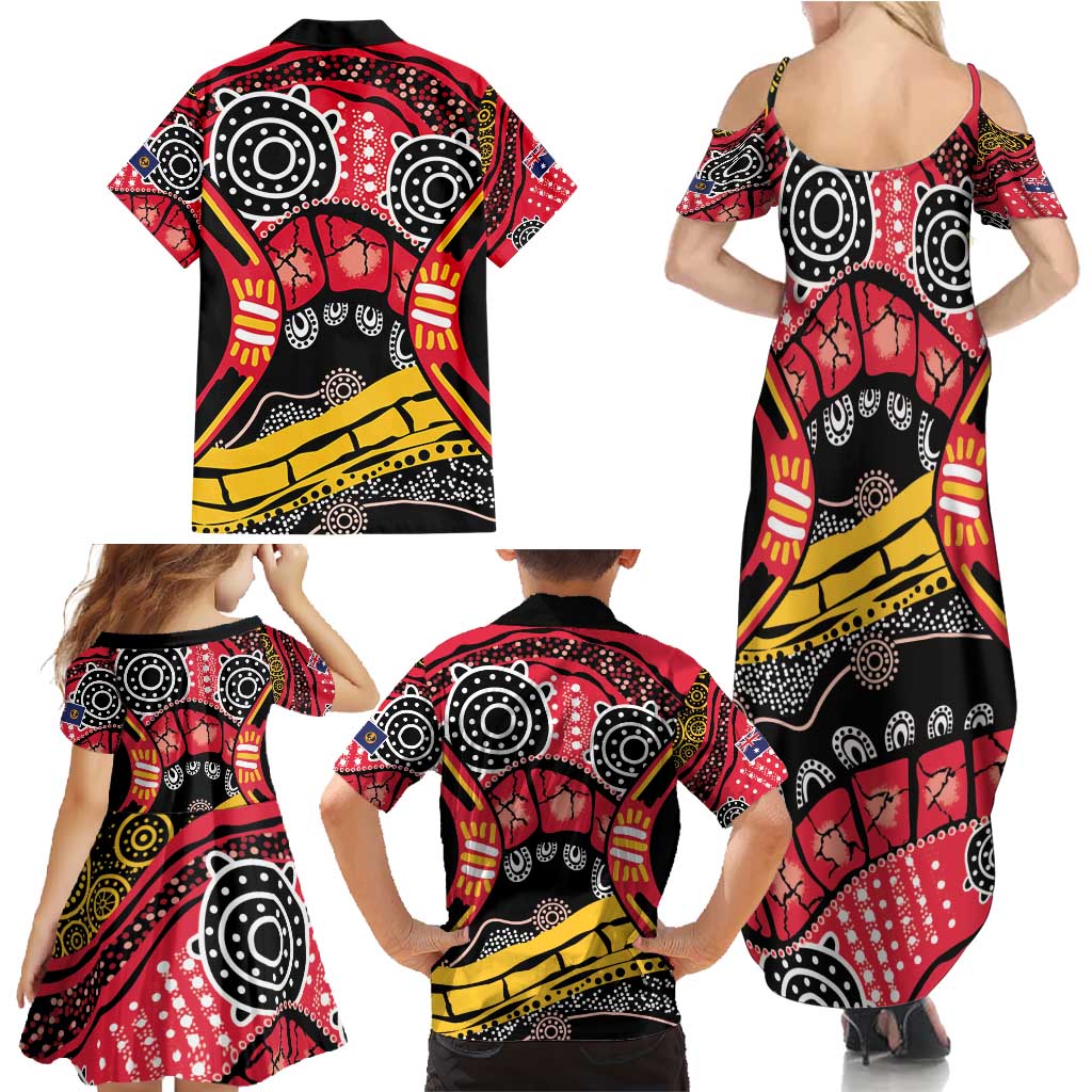 South Australia Festival State Wine State Family Matching Summer Maxi Dress and Hawaiian Shirt