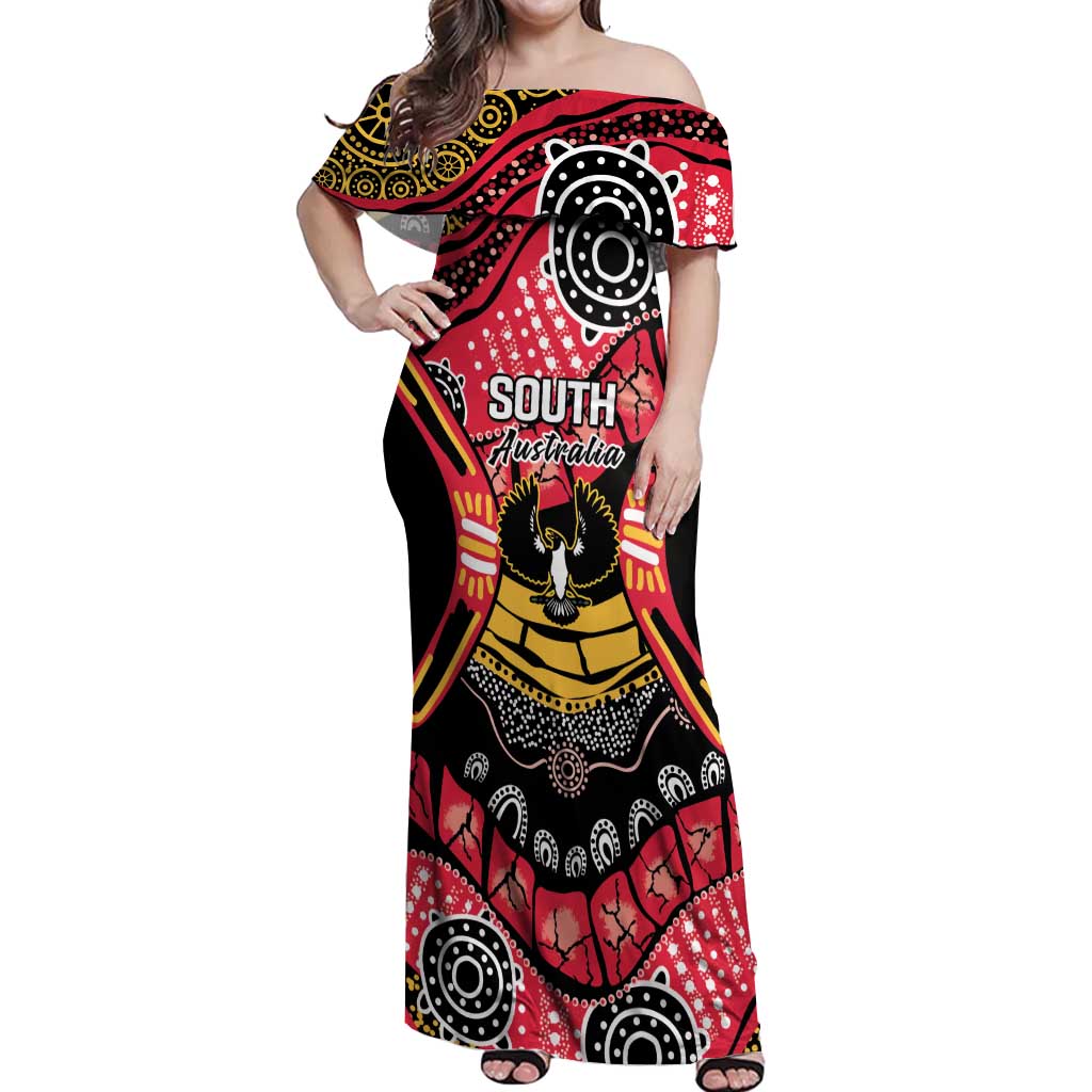 South Australia Festival State Wine State Off Shoulder Maxi Dress