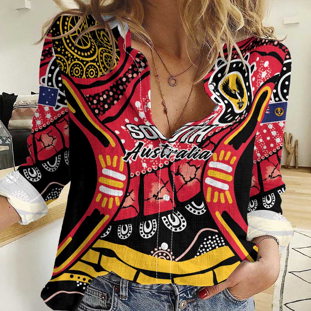 South Australia Festival State Wine State Women Casual Shirt - Vibe Hoodie Shop