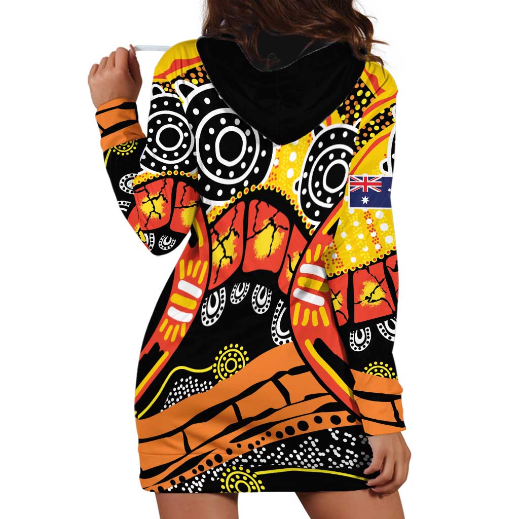 Western Australia Golden State Hoodie Dress - Vibe Hoodie Shop