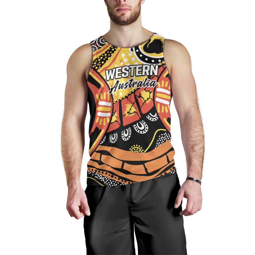 Western Australia Golden State Men Tank Top - Vibe Hoodie Shop