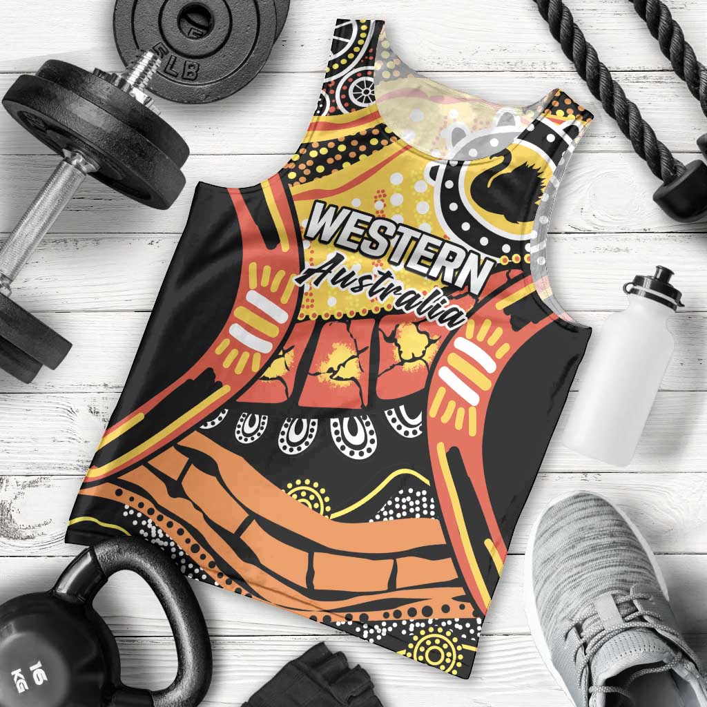 Western Australia Golden State Men Tank Top - Vibe Hoodie Shop