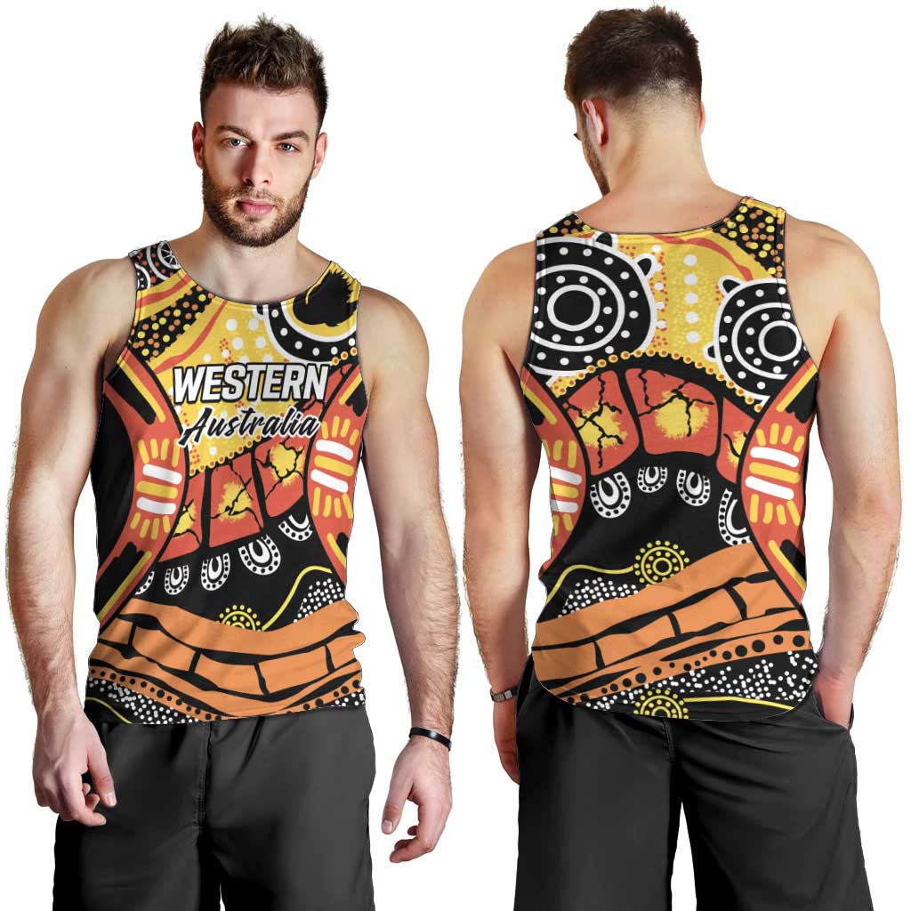 Western Australia Golden State Men Tank Top - Vibe Hoodie Shop