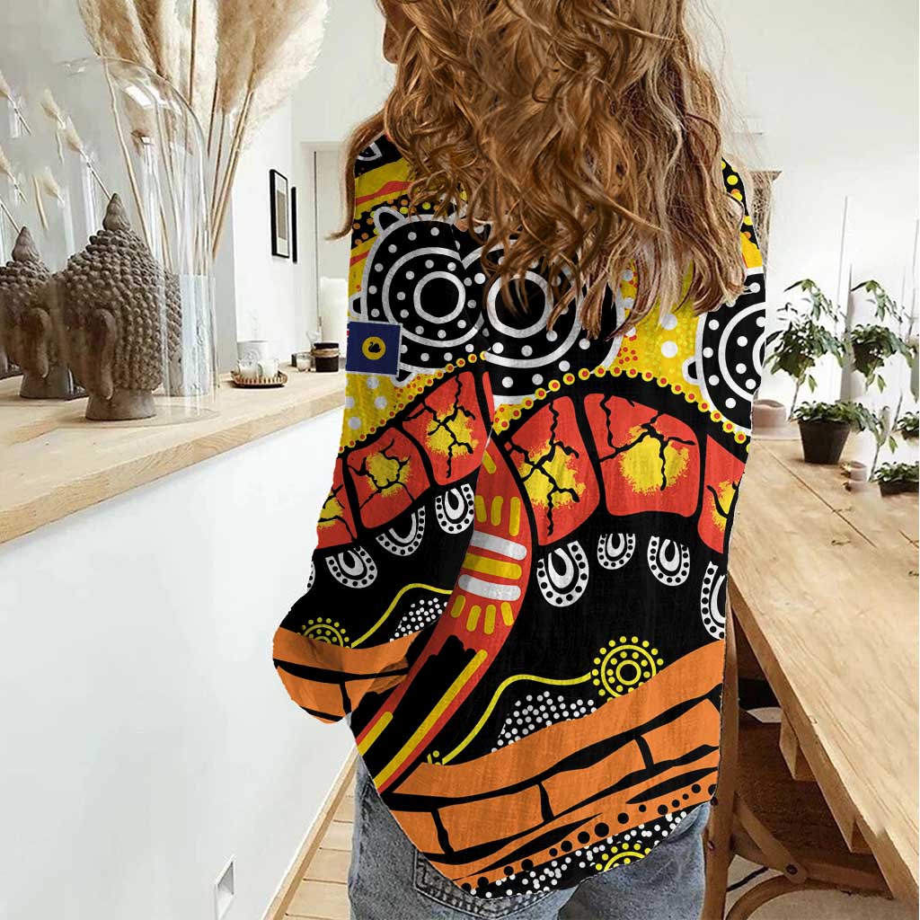 Western Australia Golden State Women Casual Shirt - Vibe Hoodie Shop