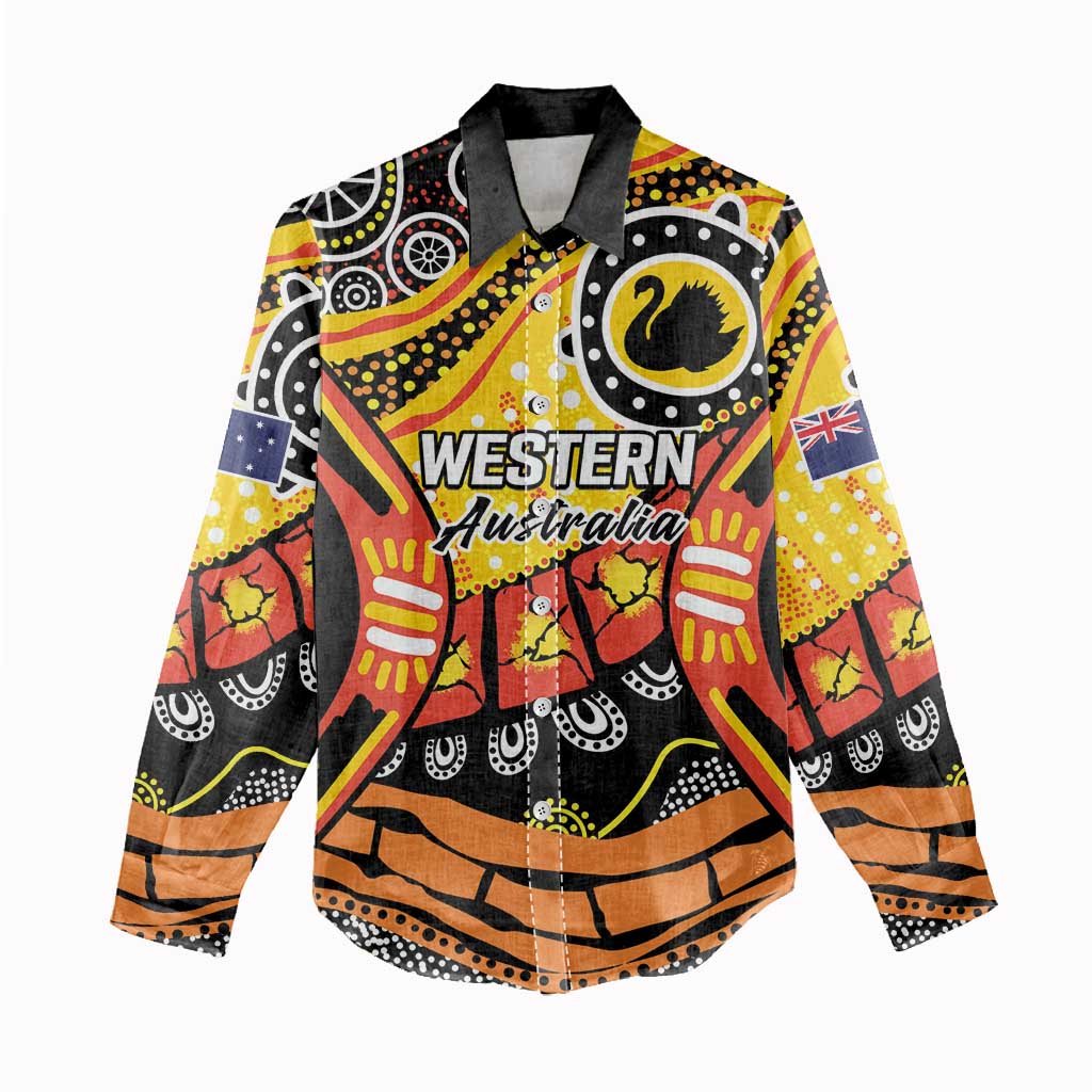 Western Australia Golden State Women Casual Shirt - Vibe Hoodie Shop