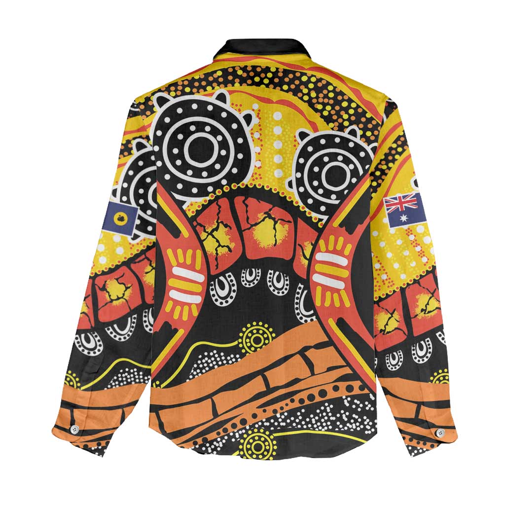 Western Australia Golden State Women Casual Shirt - Vibe Hoodie Shop