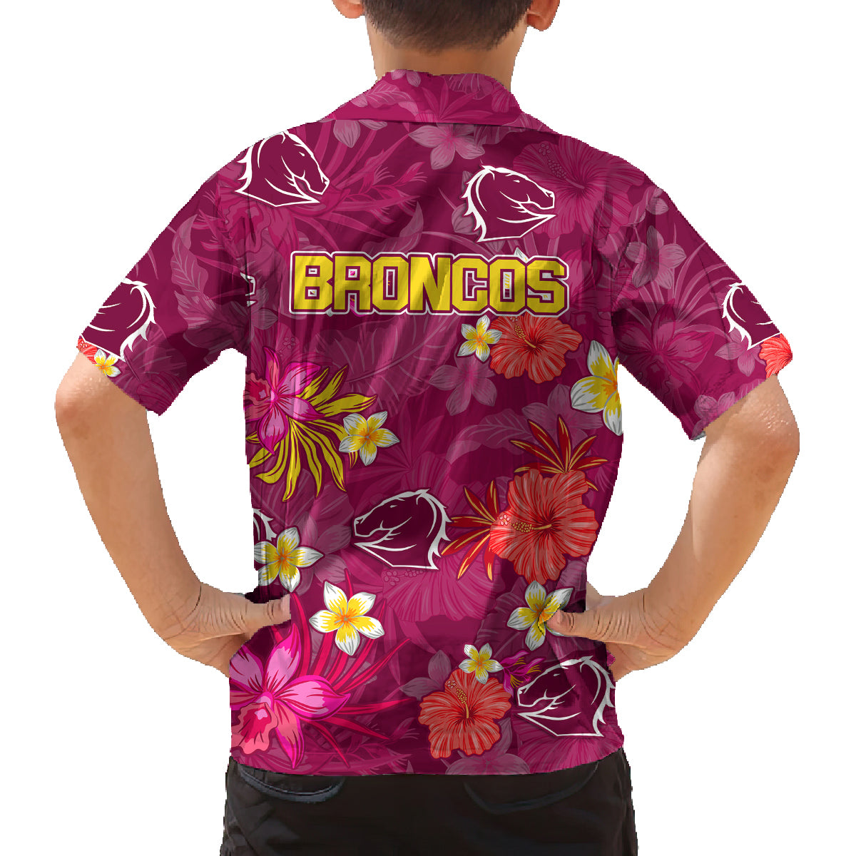 broncos-rugby-family-matching-long-sleeve-bodycon-dress-and-hawaiian-shirt-beautiful-floral-pattern-spring-summer-vibe